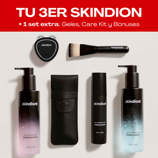 Agrega 3er Skindion + 1 set extra (geles + Care Kit) + Bonuses (DRAFT)